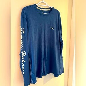 Tommy Bahama Men's Navy Long Sleeve Tee